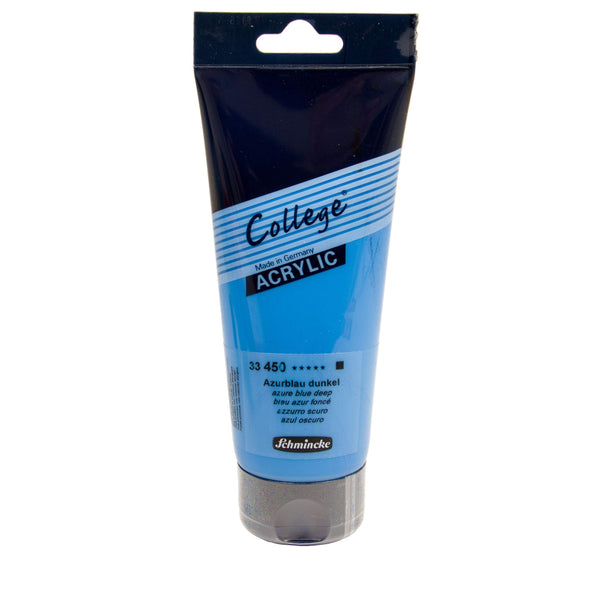 Collège acrylique 75ml bleu azur foncé