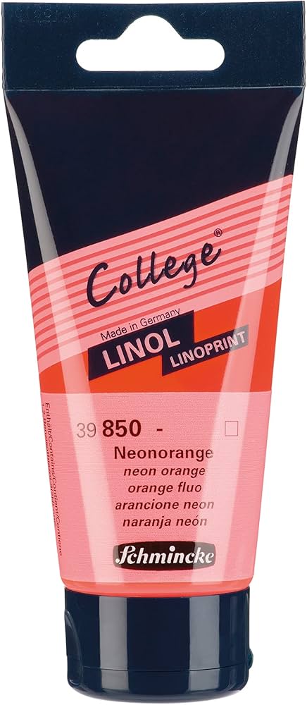Collège linol 75ml orange fluo