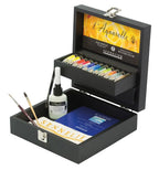 Coffret Aquarelle extra-fine de 11 couleurs x 10ml + accessoires