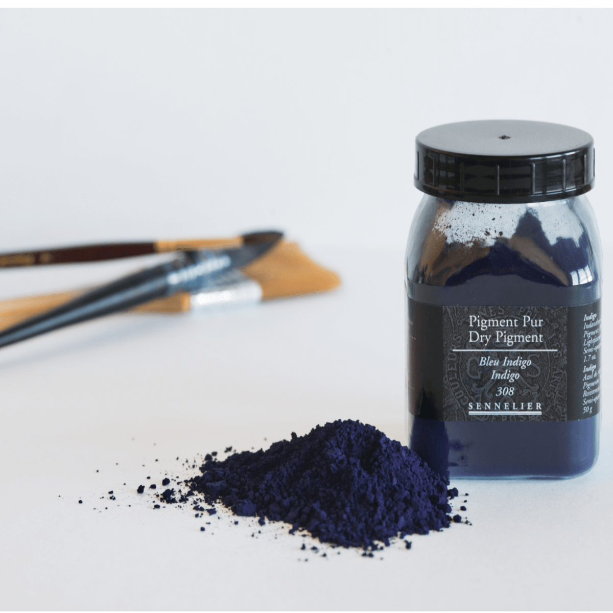 Pigment pure Bleu indigo 50g