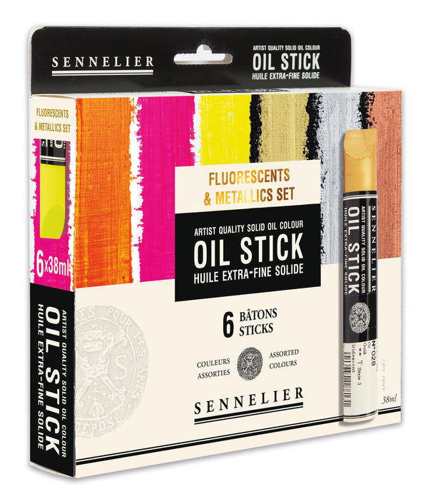 Etui Oil Stick 6 x 38ml Fluo & Metal