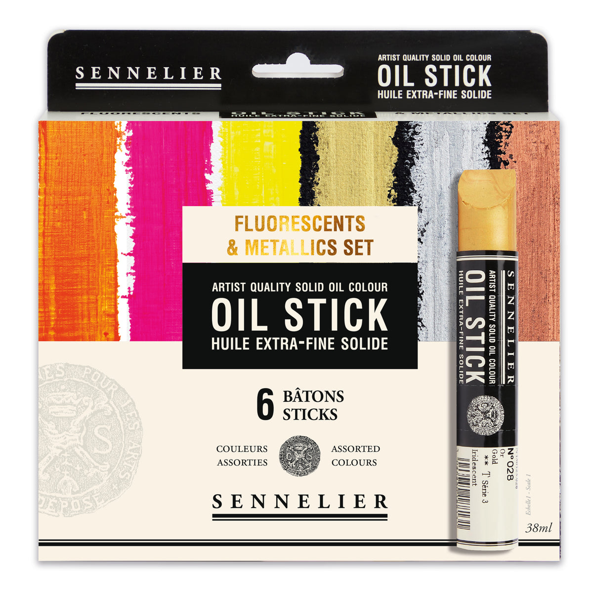 Etui Oil Stick 6 x 38ml Fluo & Metal