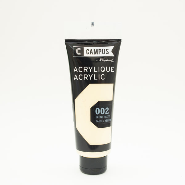 Acrylique Jaune pastel 100ml - CAMPUS