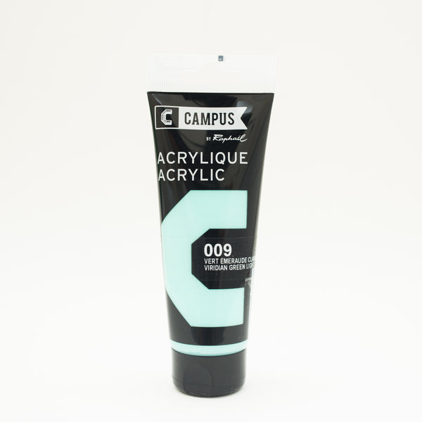 Acrylique Vert Emeraude Clair 100ml - CAMPUS