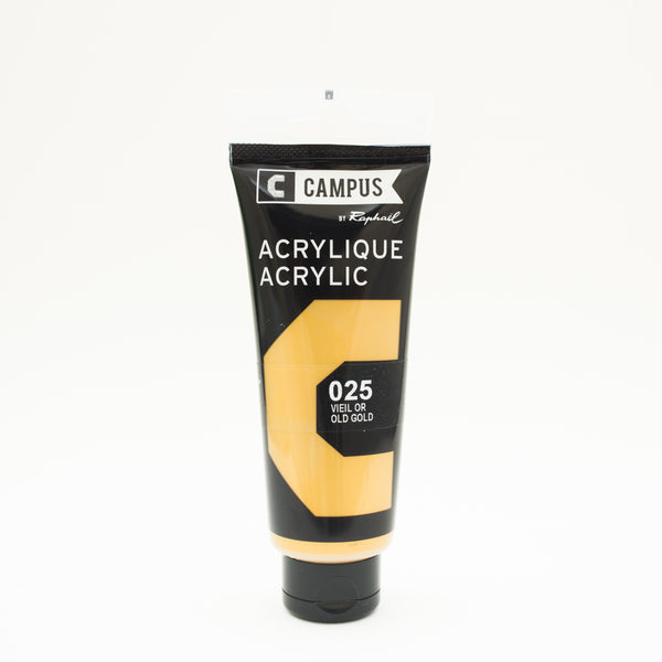 Acrylique Vieil Or 100ml - CAMPUS