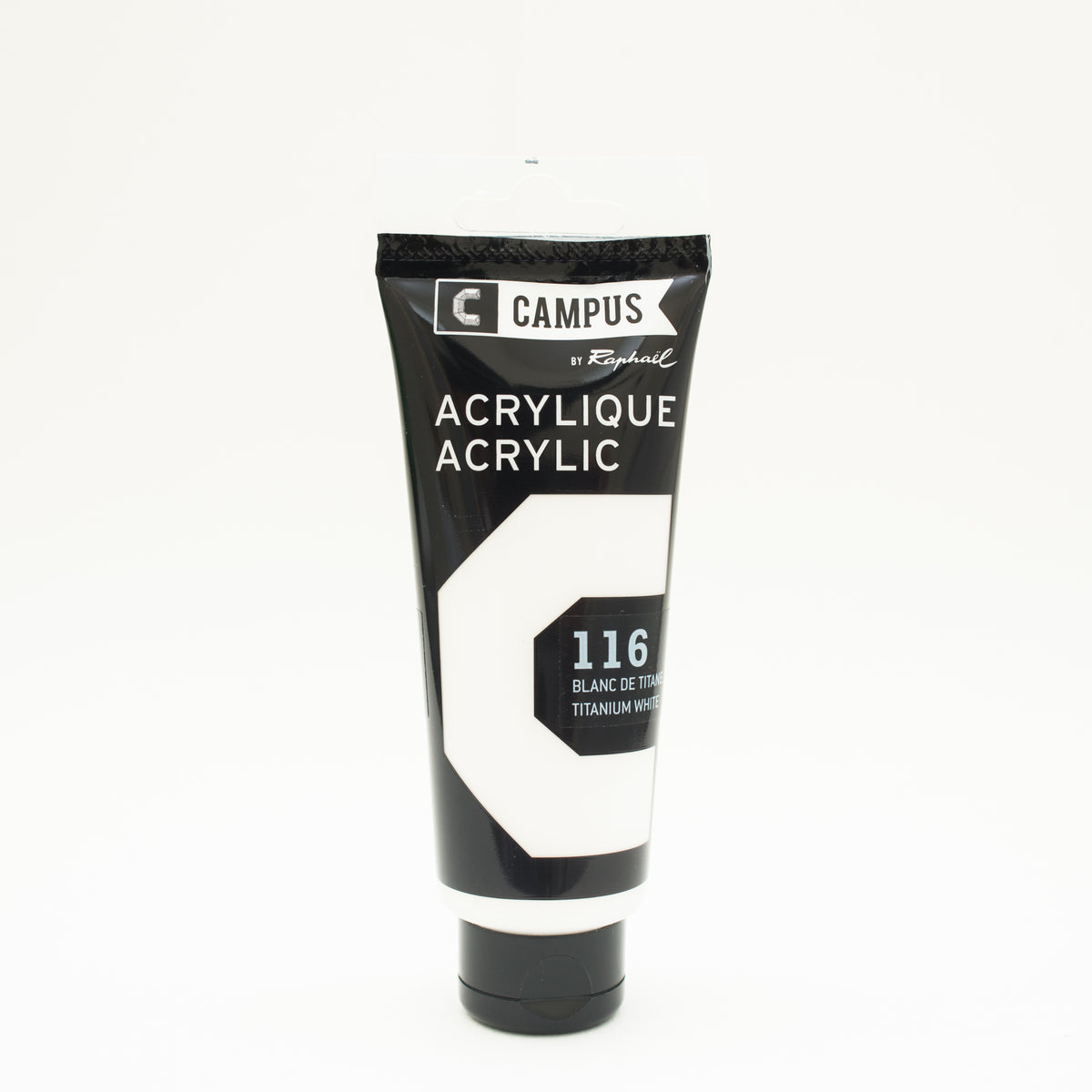 Acrylique Blanc de titane 100ml - CAMPUS