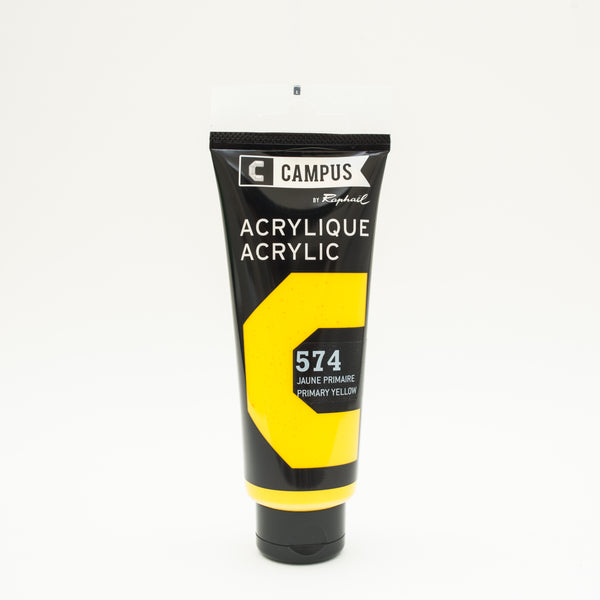 Acrylique Jaune 100ml - CAMPUS