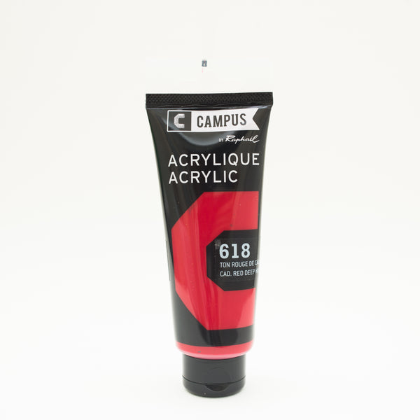 Acrylique Ton rouge de Cad 100ml - CAMPUS