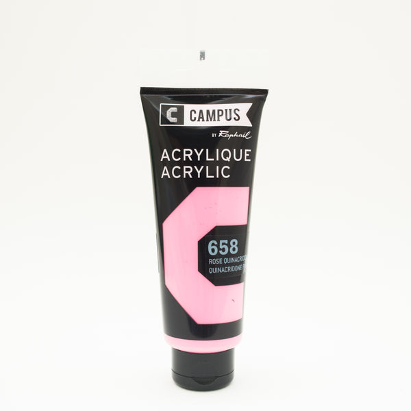 Acrylique Rose Quinacridone 100ml - CAMPUS