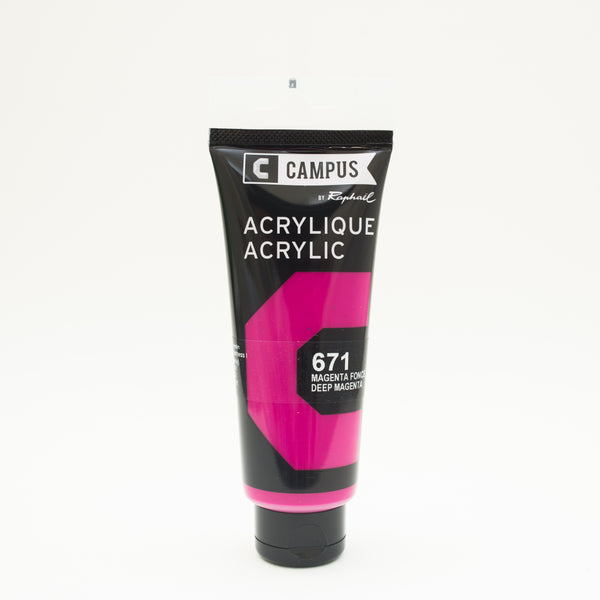 Acrylique Magenta Foncé 100ml - CAMPUS