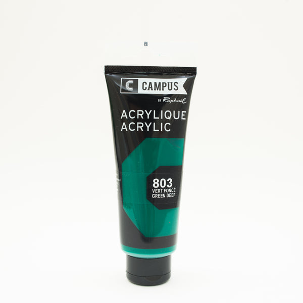 Acrylique Vert Foncé 100ml - CAMPUS