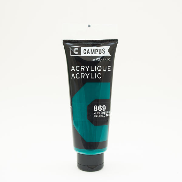 Acrylique Vert Emeraude 100ml - CAMPUS