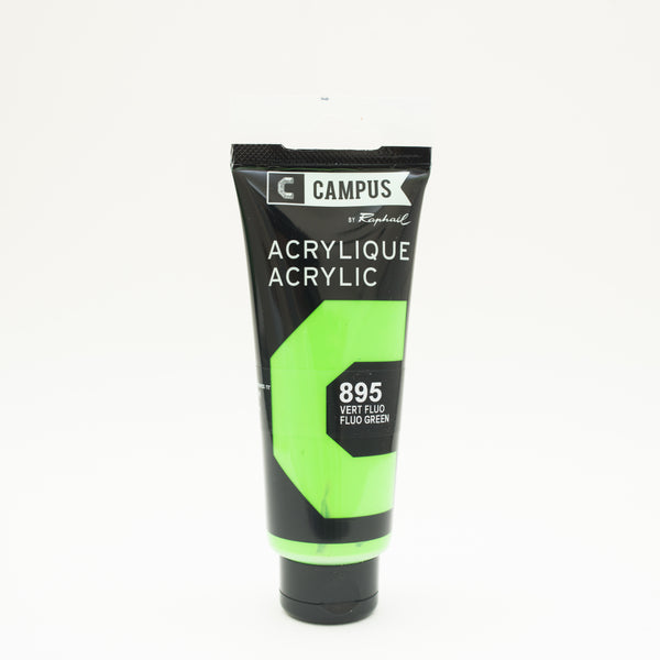 Acrylique Vert Fluo 100ml - CAMPUS