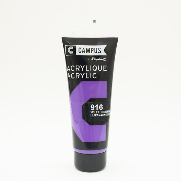 Acrylique Violet Outremer 100ml - CAMPUS