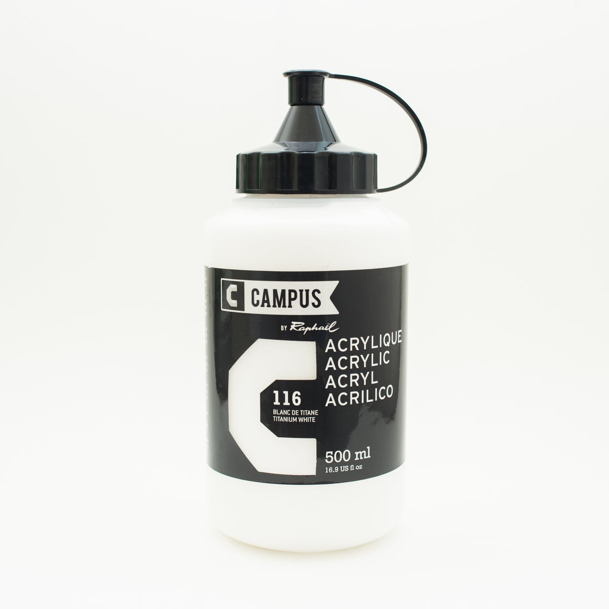 Acrylique Blanc de Titane 500ml - Campus