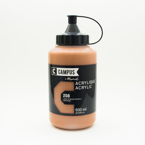 Acrylique Terre de Sienne Naturelle 500ml - Campus