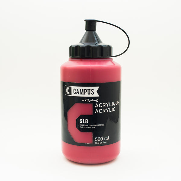 Acrylique Ton Rouge de Cadmium Foncé