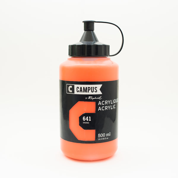 Acrylique Orange 500ml - Campus