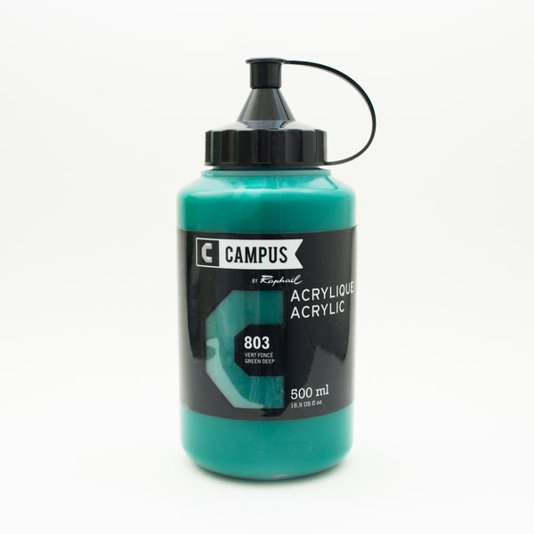 Acrylique Vert Foncé 500ml - CAMPUS