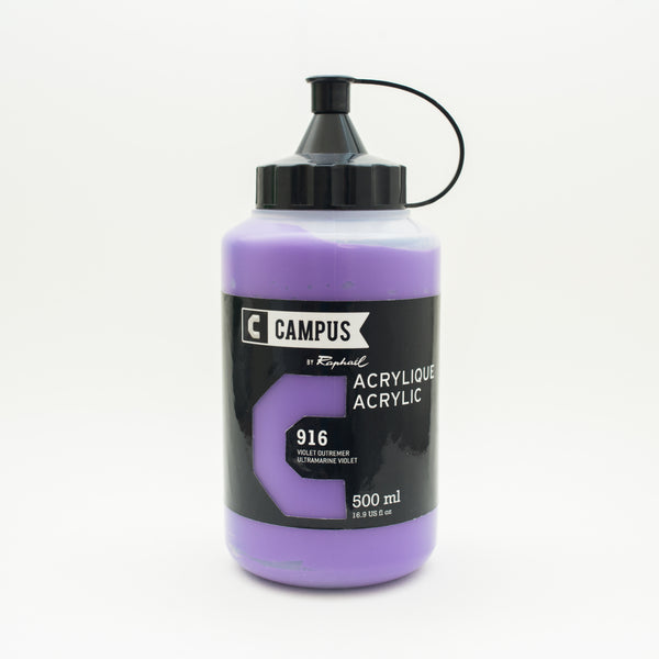 Acrylique Violet Outrmer 500ml - Campus