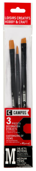 Set de 3 Pinceaux Loisirs TAILLE L by CAMPUS
