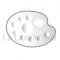 Palette blanche de peinture