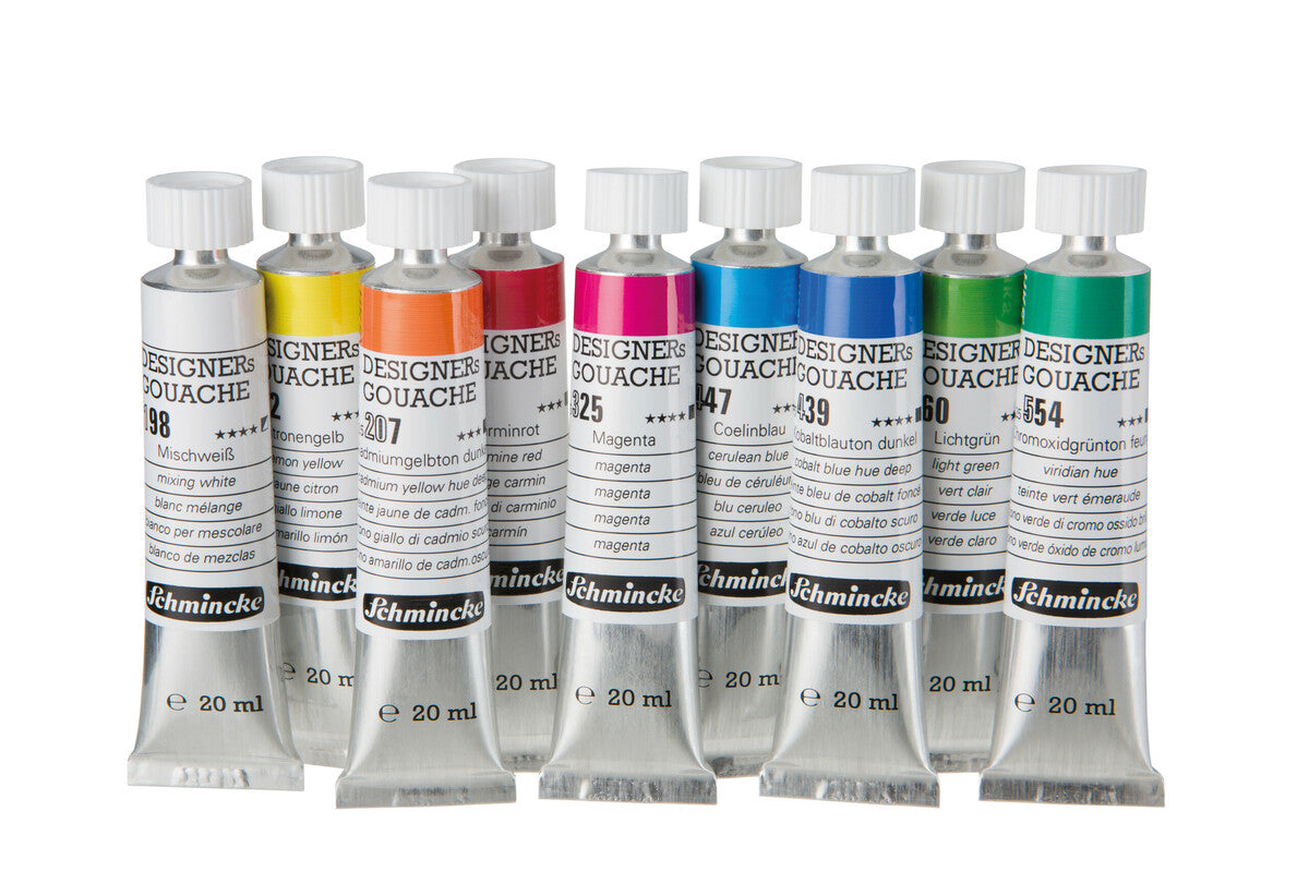DESIGNERS GOUACHE EXTRA-FINE Set 12 x 20ml