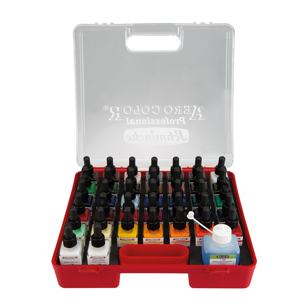 Coffret géant AEROCOLOR 37 Couleurs + Aeroclean