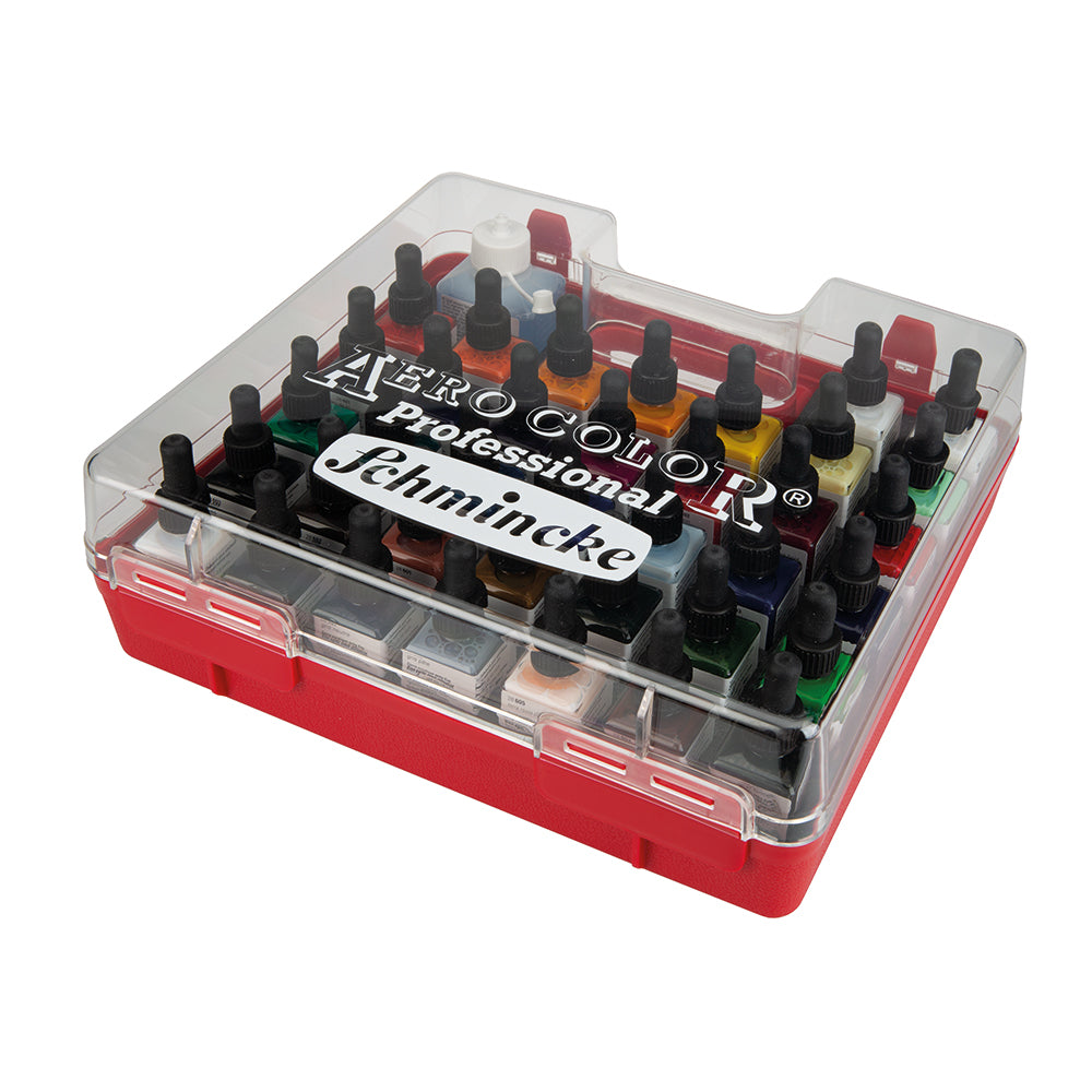 Coffret géant AEROCOLOR 37 Couleurs + Aeroclean
