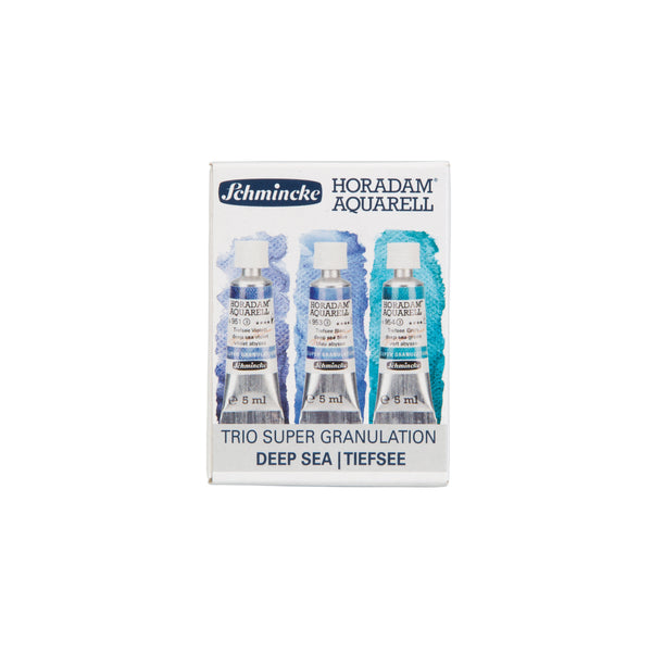 Trio Abysse Super Granulation Aquarelle HORADAM Extra-fine Set 3 x 5ml