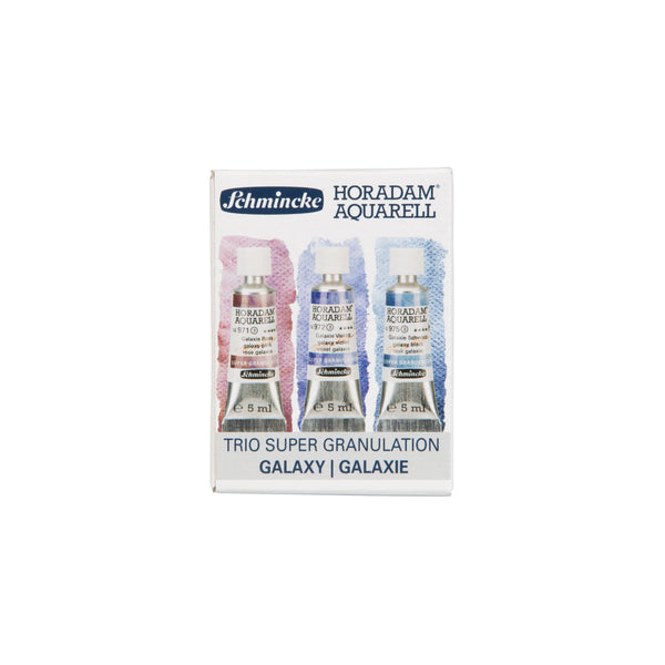 Trio Galaxie Super Granulation Aquarelle HORADAM Extra-fine Set 3 x 5ml