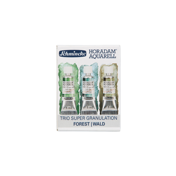 Trio Fôret Super Granulation Aquarelle HORADAM Extra-fine Set 3 x 5ml