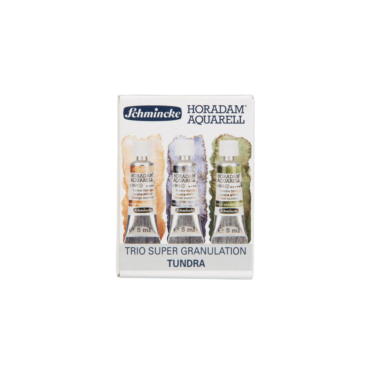 Trio Toundra Super Granulation Aquarelle HORADAM Extra-fine Set 3 x 5ml