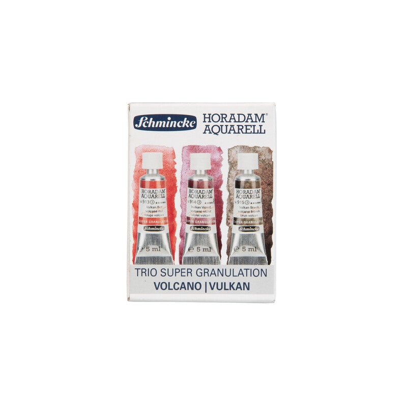 Trio Volcan Super Granulation Aquarelle HORADAM Extra-fine Set 3 x 5ml