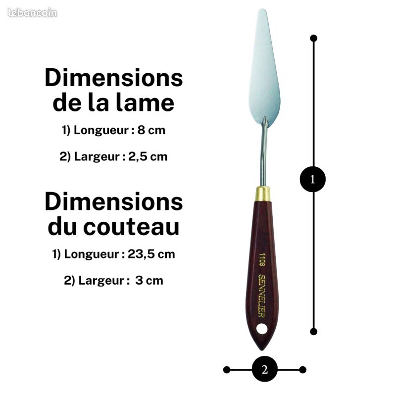 Couteau à peindre - Sennelier - N°1108