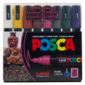 Paquet de Posca 5M Couleurs sombres