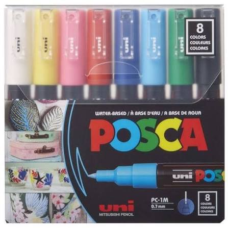 Paquet de Posca 1M 0,7mm