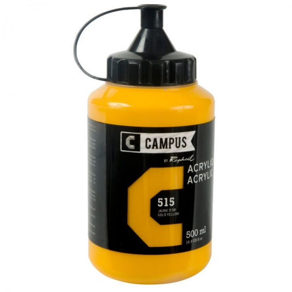 Acrylique Jaune de Naples 500ml -  Campus