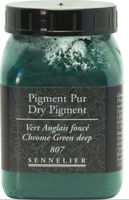 PIGMENT PUR VERT ANGLAIS FONCE 130 G