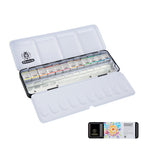 SCHMINCKE – Boîte 12 demi-godets d’aquarelle extra-fine Horadam
