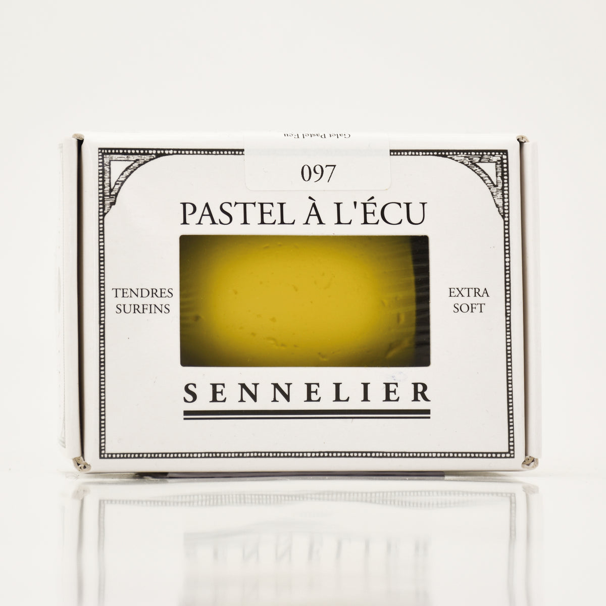 Galet pastel à l'écu - Jaune de Naples