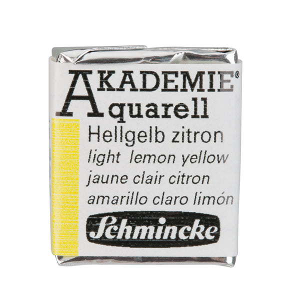 Akadémie Aquarelle 1/2 godet jaune citron clair - SCHMINCKE