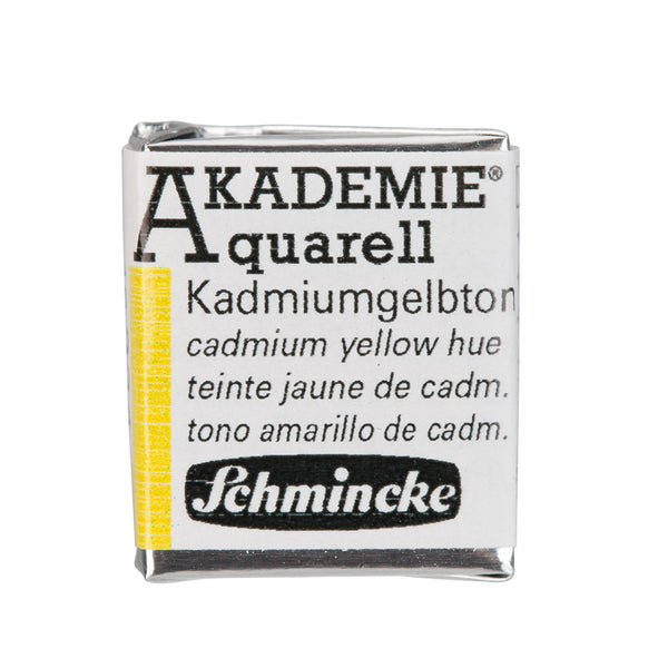 Akadémie Aquarelle 1/2 godet teinte jaune de cadmium - SCHMINCKE