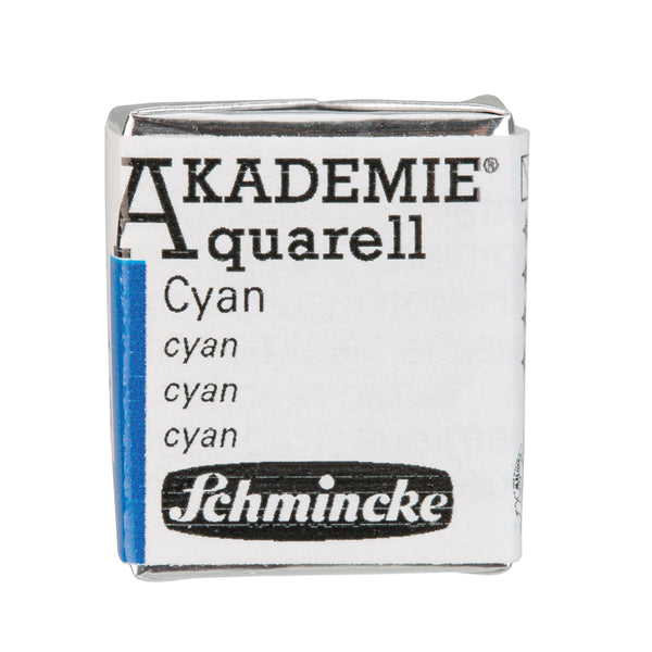 Akadémie Aquarelle 1/2 godet Cyan - SCHMINCKE