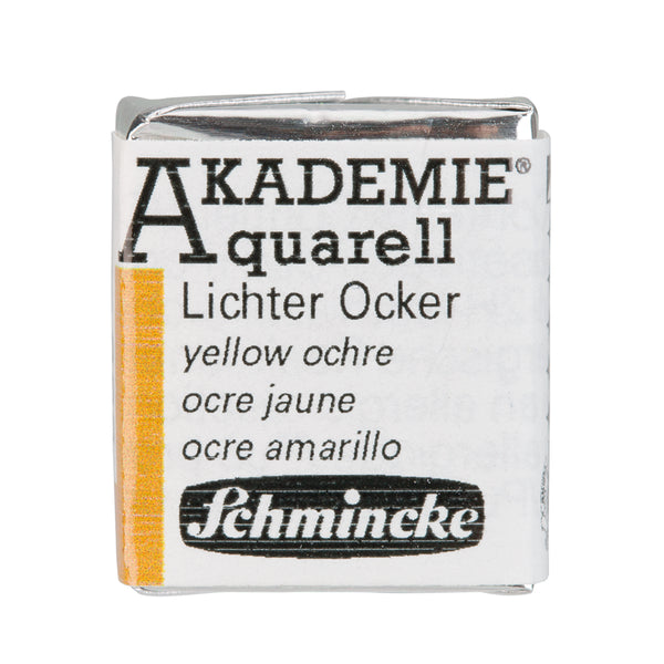 Akadémie Aquarelle 1/2 godet Ocre Jaune - SCHMINCKE