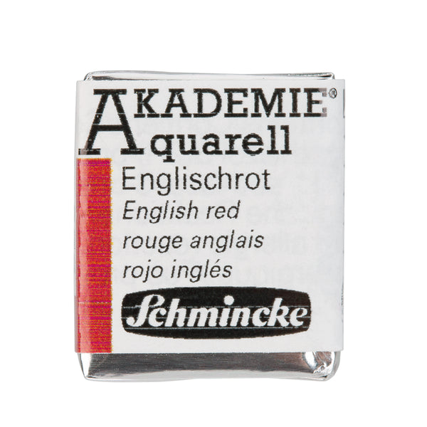 Akadémie Aquarelle 1/2 godet Rouge Anglais - SCHMINCKE