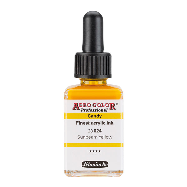 Sunbeam Yellow (28ml) - Aerocolor Finest Acrylic Ink by SCHMINCKE