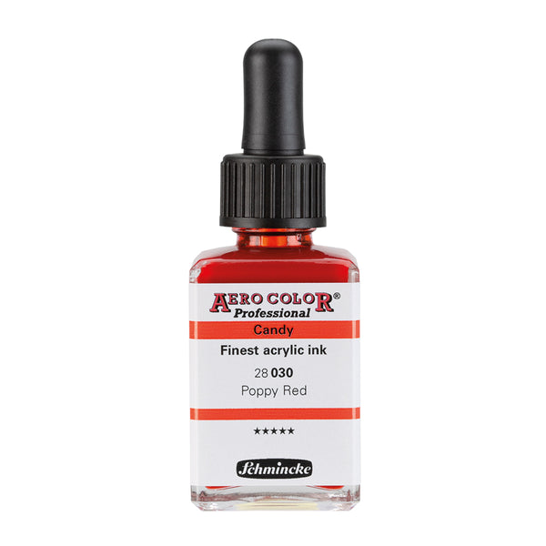 Coquelicot rouge (28 ml) – Encre acrylique Aerocolor Finest par SCHMINCKE