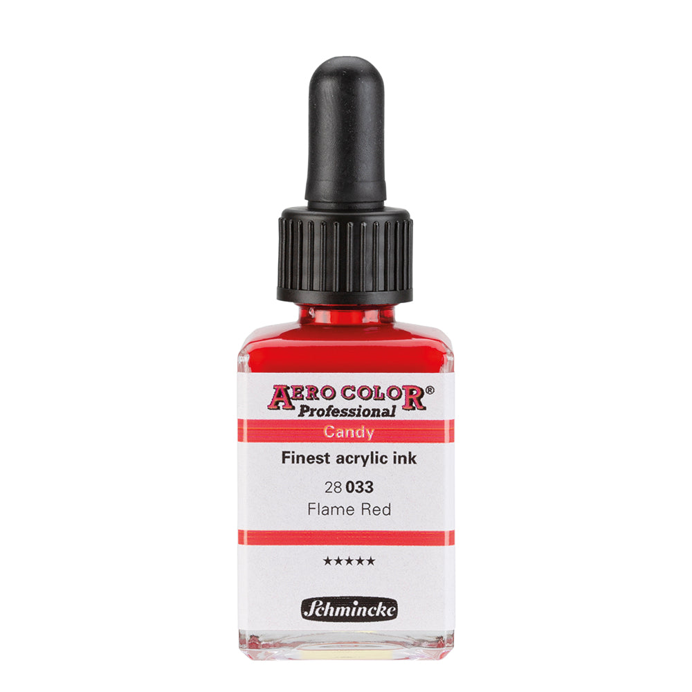 Flame Red (28ml) - Aerocolor Finest Acrylic Ink by SCHMINCKE
