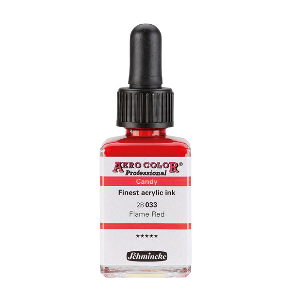 Rouge Flamme (28ml) - Encre Acrylique Aerocolor Finest par SCHMINCKE